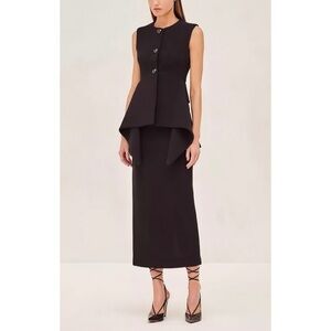NWT ALEXIS Black Vali Top & Yasmeen Skirt Set